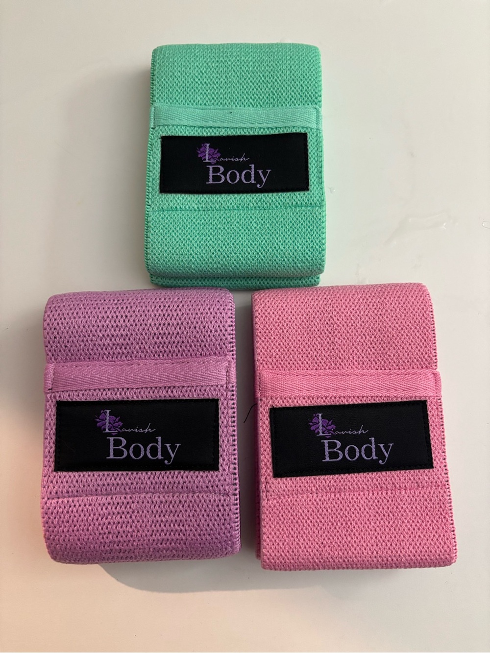 & Other Stories Mint, Lavender, and Pink Resistance Booty Bands